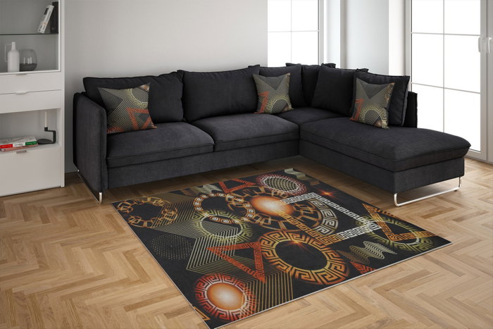 Conceptum Alfombra de Pasillo Nova 80 x 150 cm Multicolor Conceptum Alfombra de Pasillo Nova 80 x 150 cm Multicolor